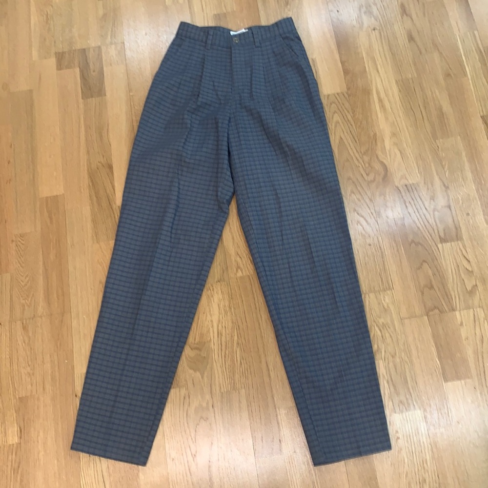 Northern Treasures Blue Plaid dress pants